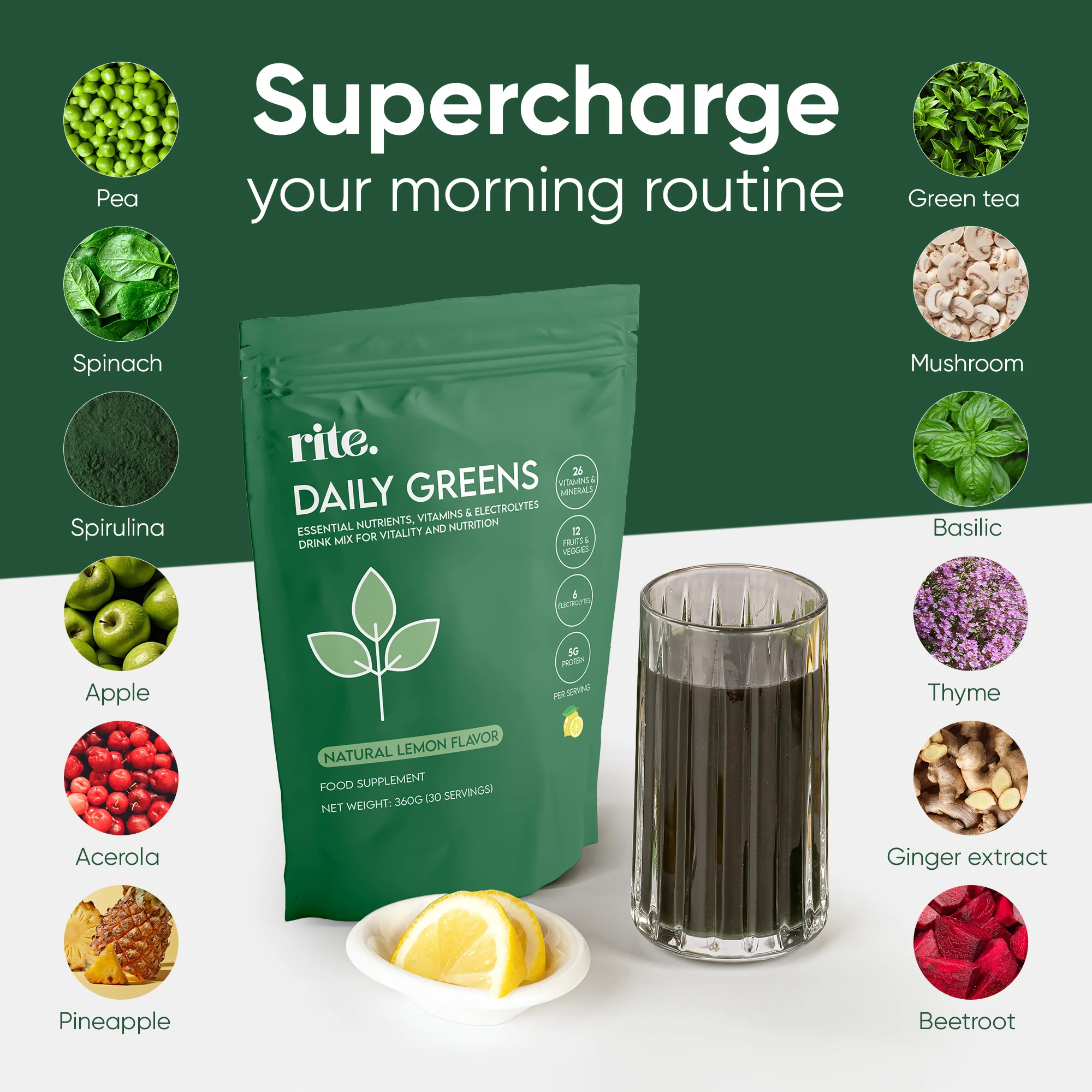 DAILY GREENS 30 servings - Image 3